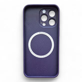 Husa din sticla Premium AG Glass MagSafe - Purple